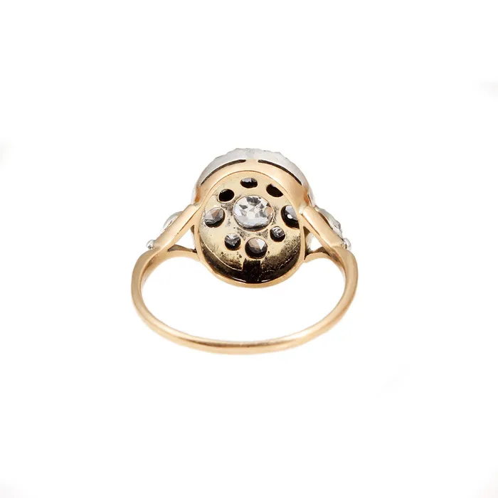 Bell Bird Antiques Rings Victorian Era Diamond Ring