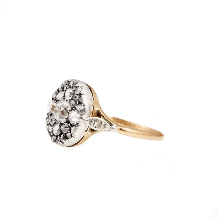 Bell Bird Antiques Rings Victorian Era Diamond Ring