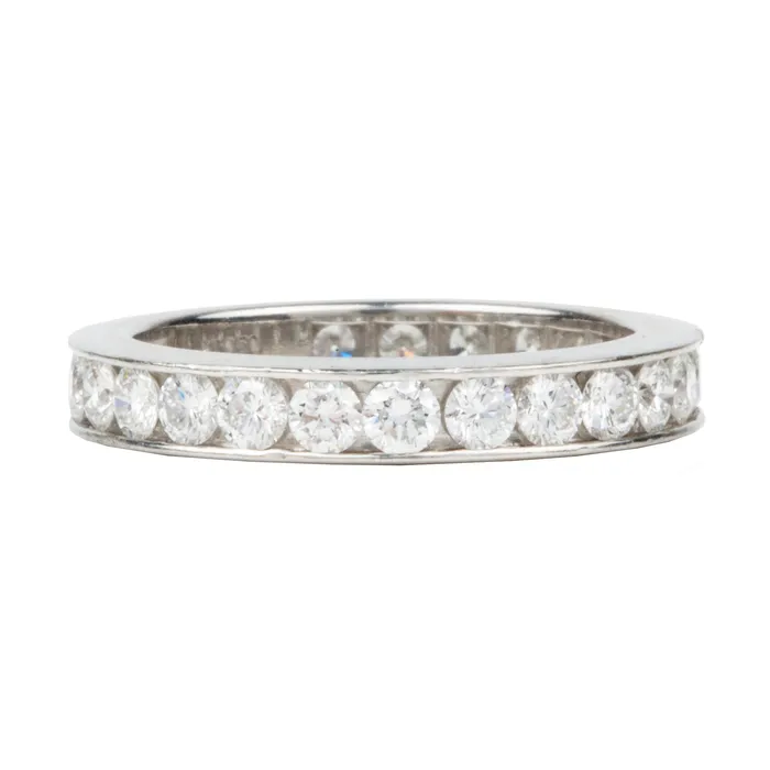 Bell Bird Antiques Rings Vintage Harry Winston Diamond Eternity Diamond Band Bell Bird Antiques Rings Vintage Harry Winston Diamond Eternity Diamond Band