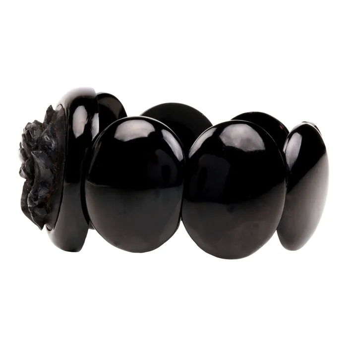 Bell Bird Antiques Victorian Era Whitby Jet Bracelet Bracelets