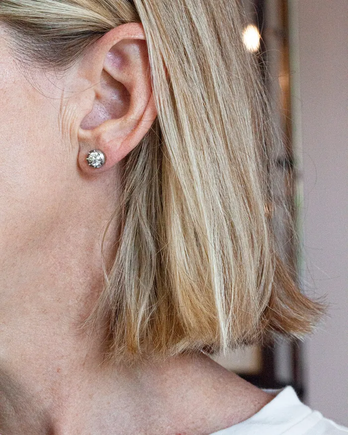 Bell Bird In House Earrings Bell Bird Old European Cut Diamond Earrings