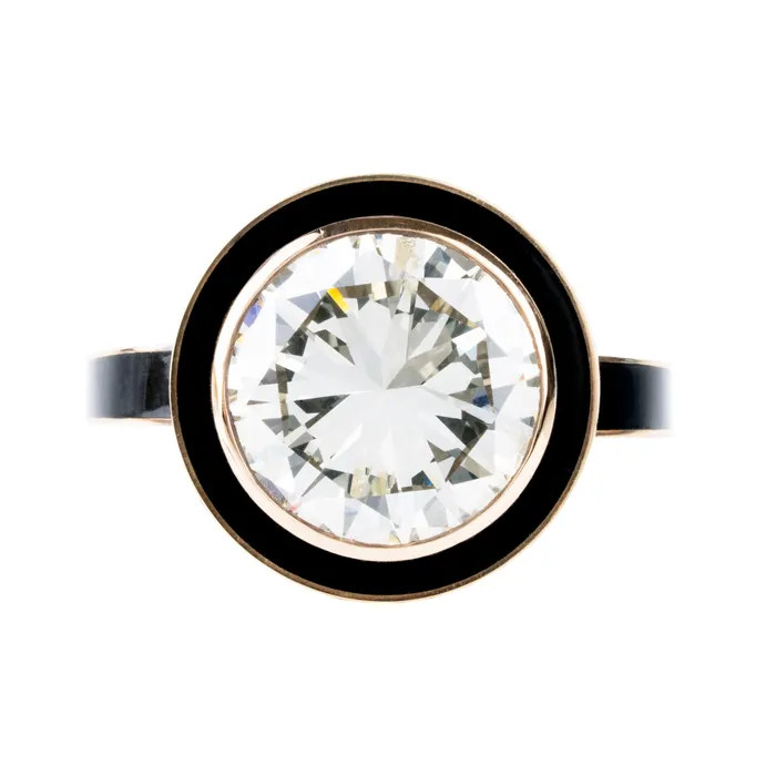 Bell Bird In House Rings Bell Bird Diamond Target Ring