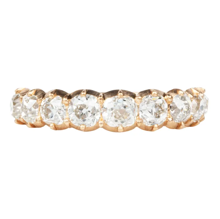 Bell Bird Signature Bell and Bird Cutaway Diamond Half Hoop Band Bell Bird In House Rings Bell Bird Signature Bell and Bird Cutaway Diamond Half Hoop Band Bell Bird In House Rings