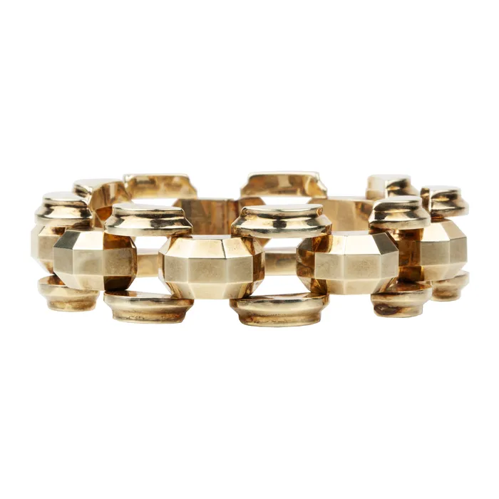 Bracelets Bell Bird Antiques Vintage Retro Era Gold Bracelet