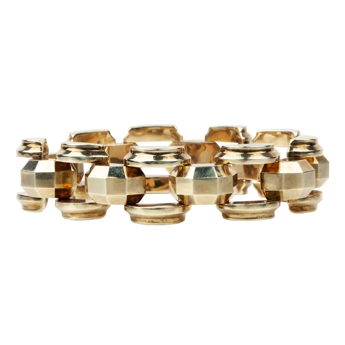 Bracelets Bell Bird Antiques Vintage Retro Era Gold Bracelet