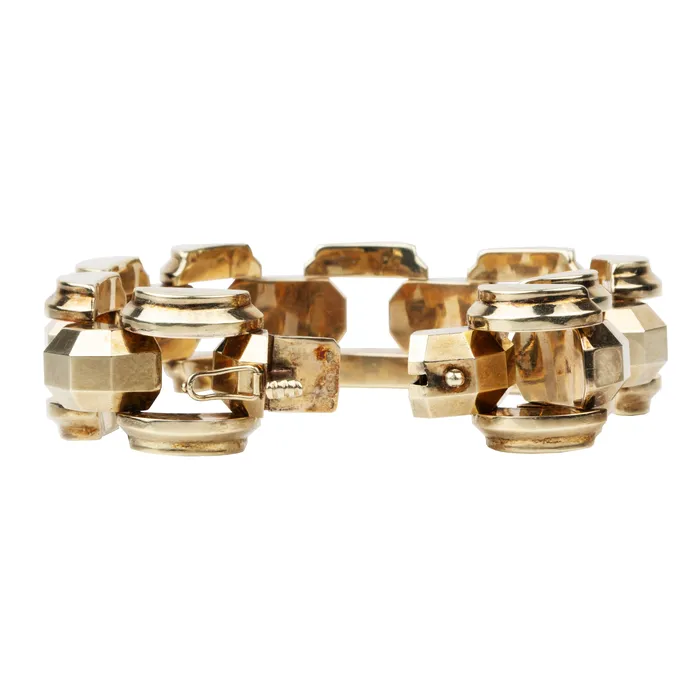 Bracelets Bell Bird Antiques Vintage Retro Era Gold Bracelet