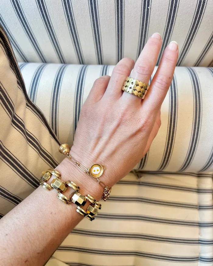 Bracelets Bell Bird Antiques Vintage Retro Era Gold Bracelet