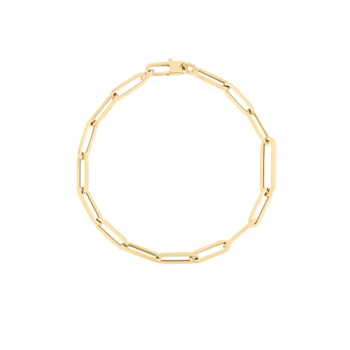 Bracelets Paperclip Link Bracelet Roberto Coin