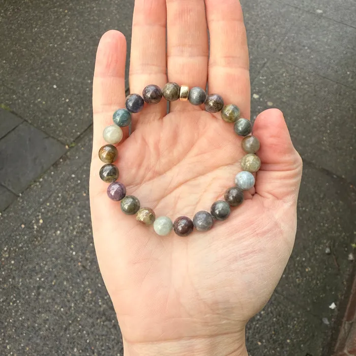 Bracelets Stone Cache Stone Cache Gemstone Chunky Bracelet Sapphire