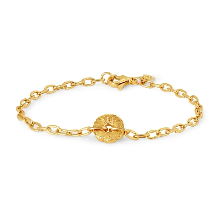 Bracelets VANIE Yellow Gold Disc Bracelet