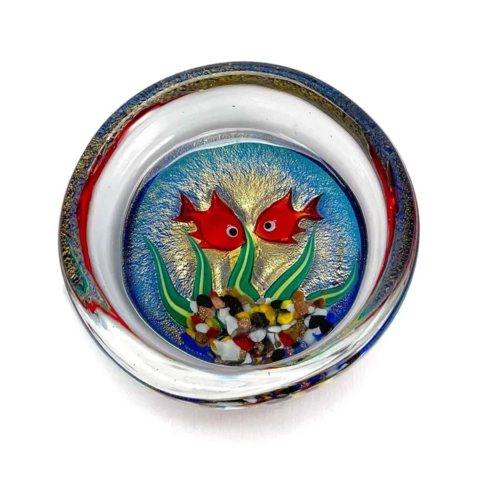 Cimarosto Dimitri Necklaces Murano Glass Dish with Fish
