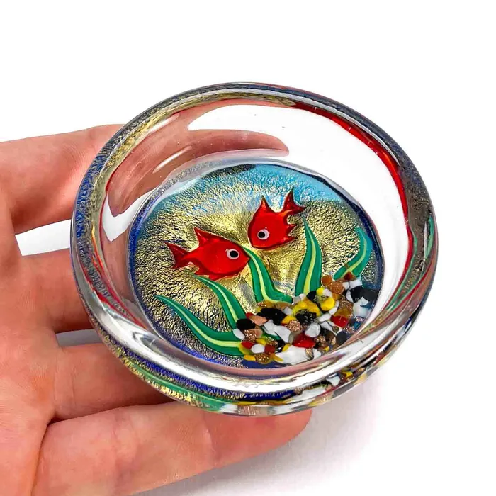 Cimarosto Dimitri Necklaces Murano Glass Dish with Fish