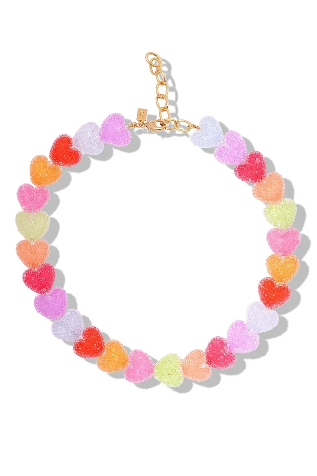 Crystal Haze Jewelry Necklaces Jelly Heart Necklace