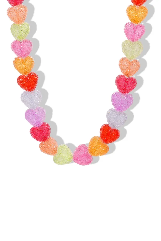 Crystal Haze Jewelry Necklaces Jelly Heart Necklace