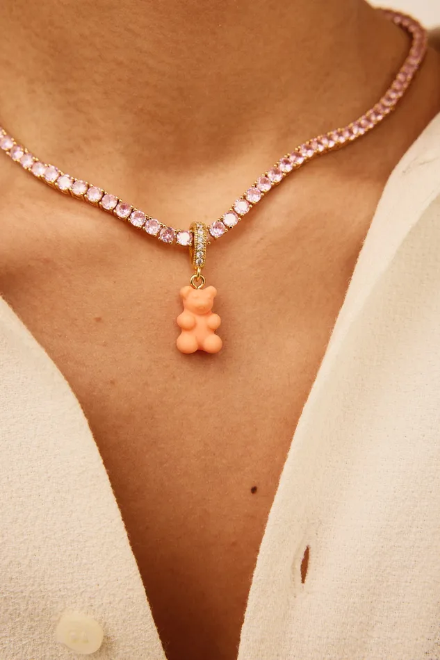 Crystal Haze Jewelry Necklaces Serena necklace Bubblegum