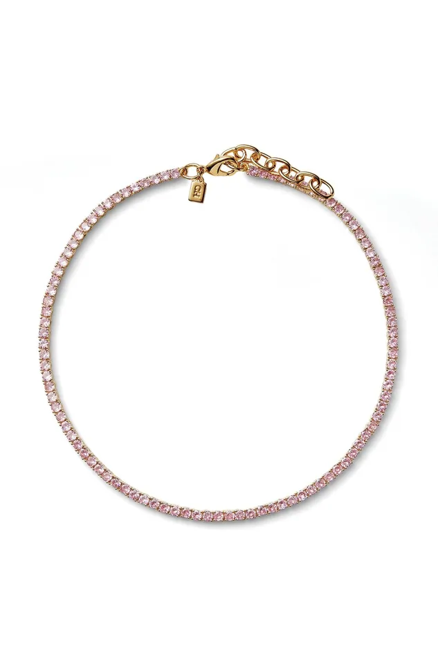 Crystal Haze Jewelry Necklaces Serena necklace Bubblegum