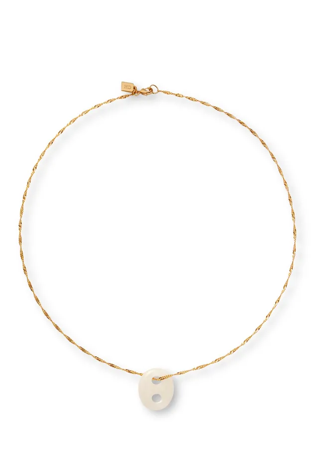 Crystal Haze Jewelry Nonna Chain Rose Quartz Necklaces