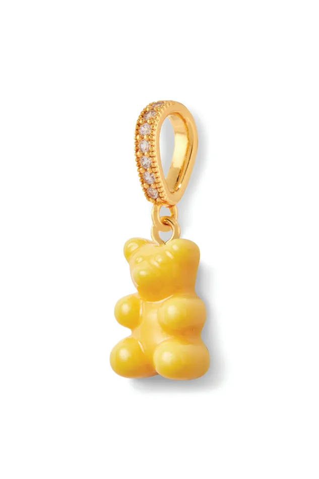 Crystal Haze Jewelry Nostalgia bear Pave connector NYC Taxi Yellow Rings