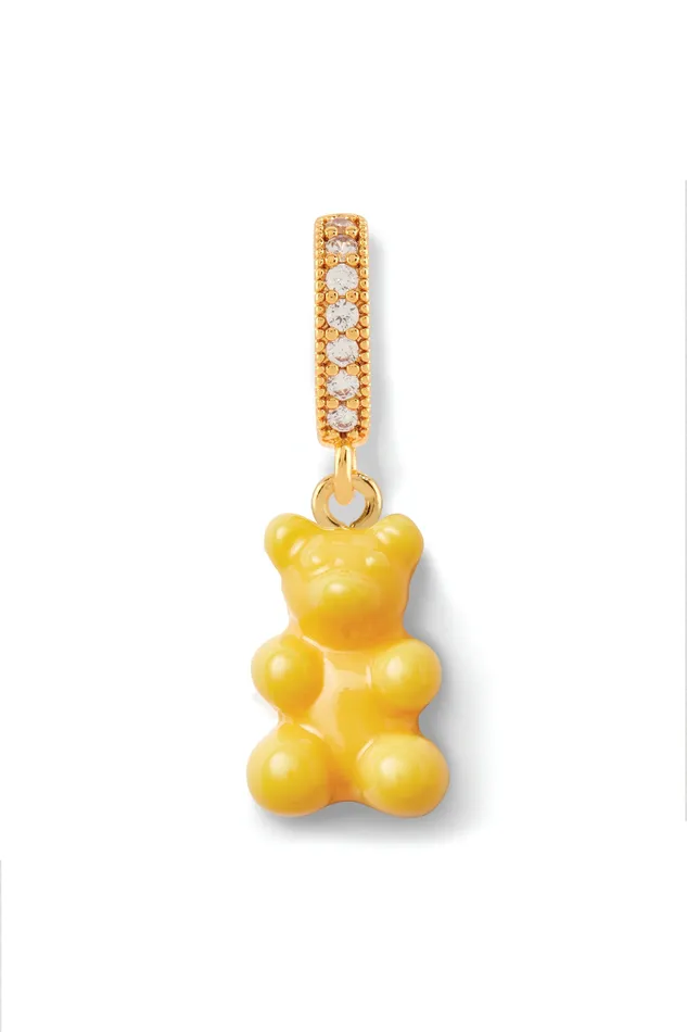 Crystal Haze Jewelry Nostalgia bear Pave connector NYC Taxi Yellow Rings
