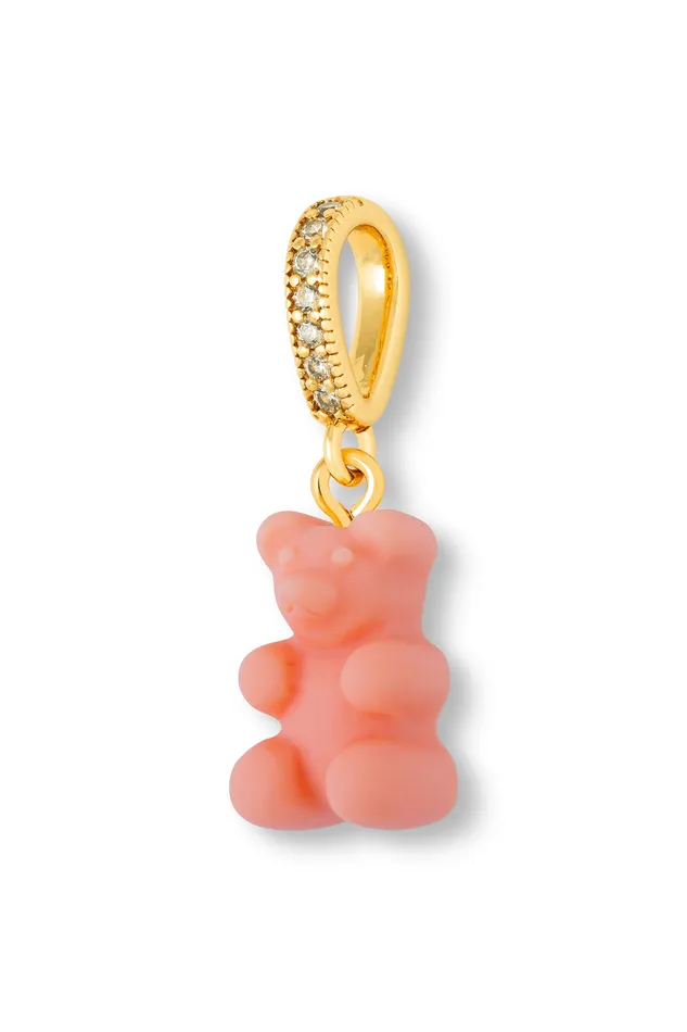 Crystal Haze Jewelry Rings Nostalgia bear Pave connector Peachy