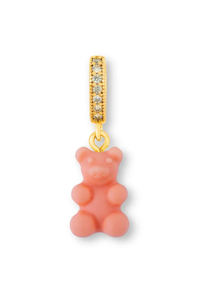 Crystal Haze Jewelry Rings Nostalgia bear Pave connector Peachy
