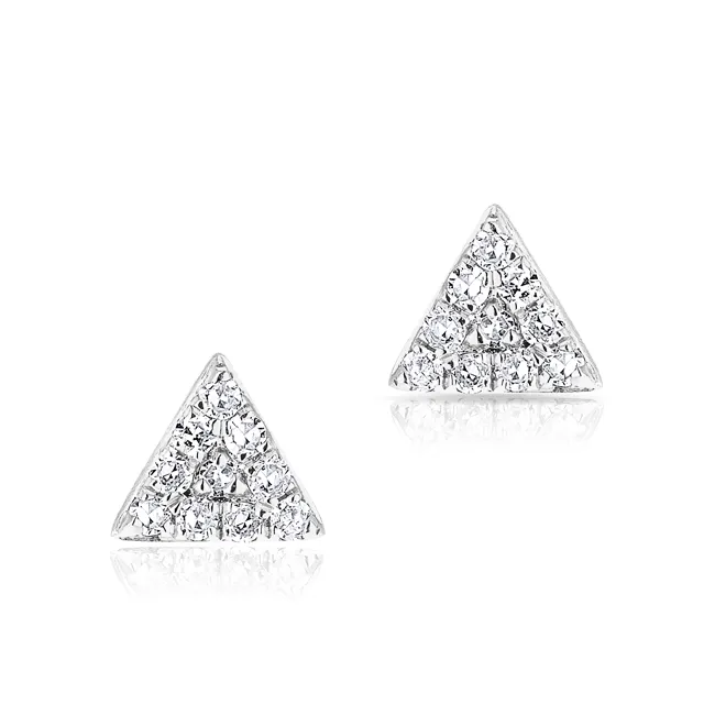 Diamond Triangle Earring NicoleHD Jewelry Earrings