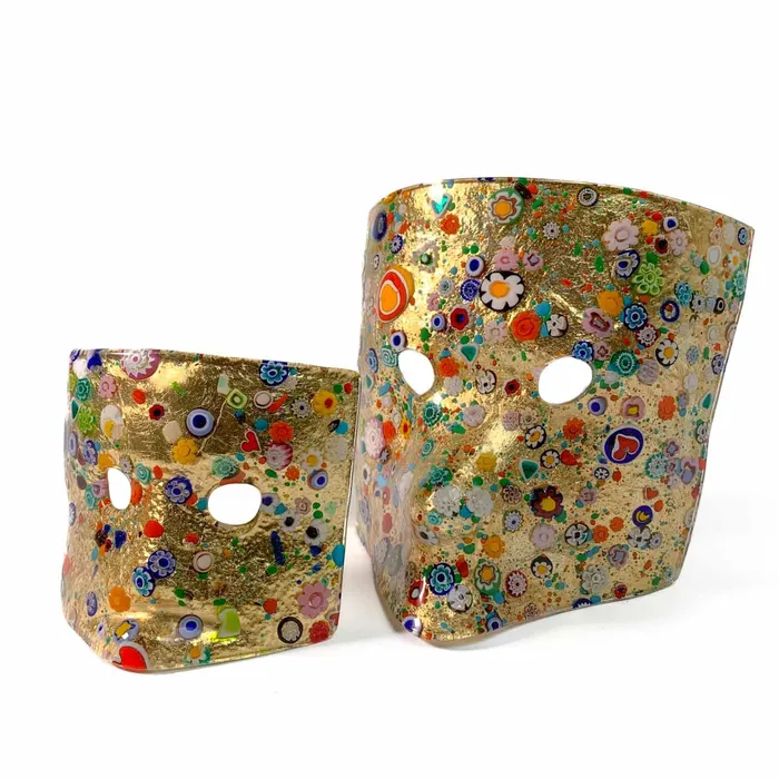 Earrings Carnival Bauta Mask Vienna Collection MuranoVItrum