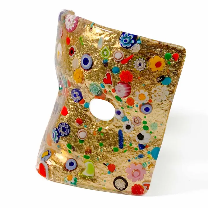 Earrings Carnival Bauta Mask Vienna Collection MuranoVItrum