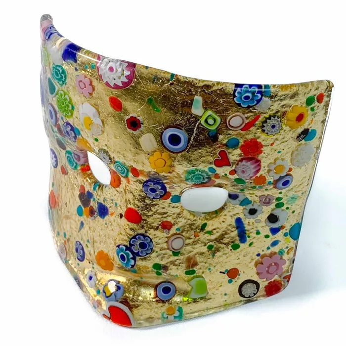 Earrings Carnival Bauta Mask Vienna Collection MuranoVItrum