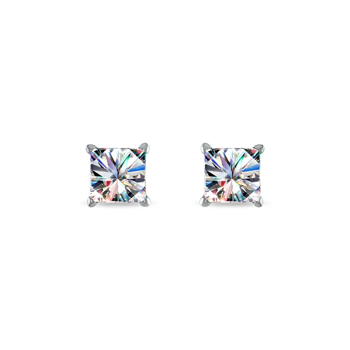 Earrings FACETS OF FIRE 14KWG 200CTW FOF PC DIA STUD EARRINGS H I12
