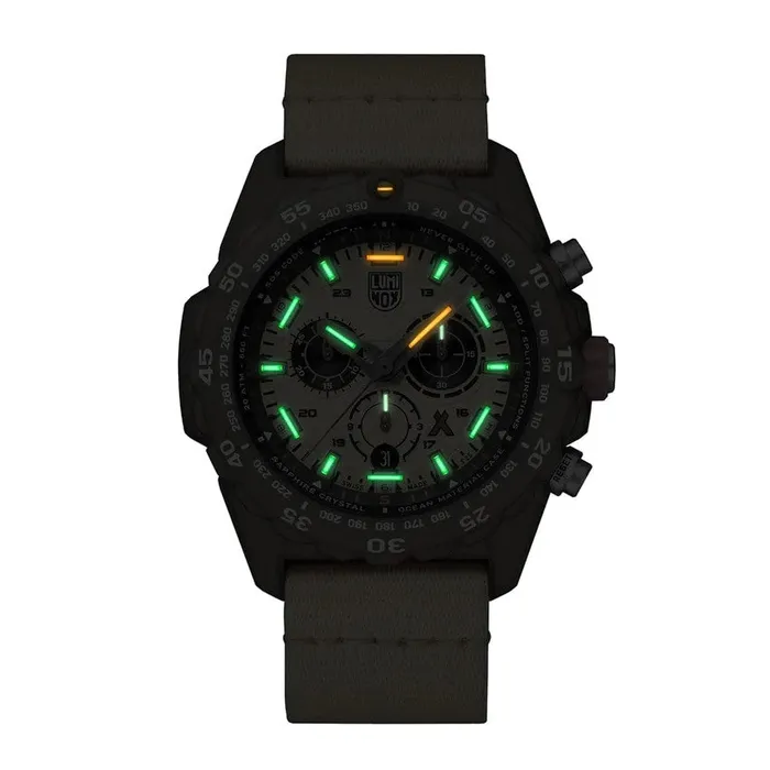 Earrings LUMONDI INC Bear Grylls Survival Eco Master 45mm Yellow Dial Sustainable Outdoor Watch