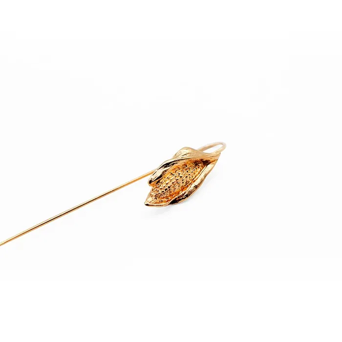 Earrings MARIA MARISCAL Hijos del Maiz fistol dorado