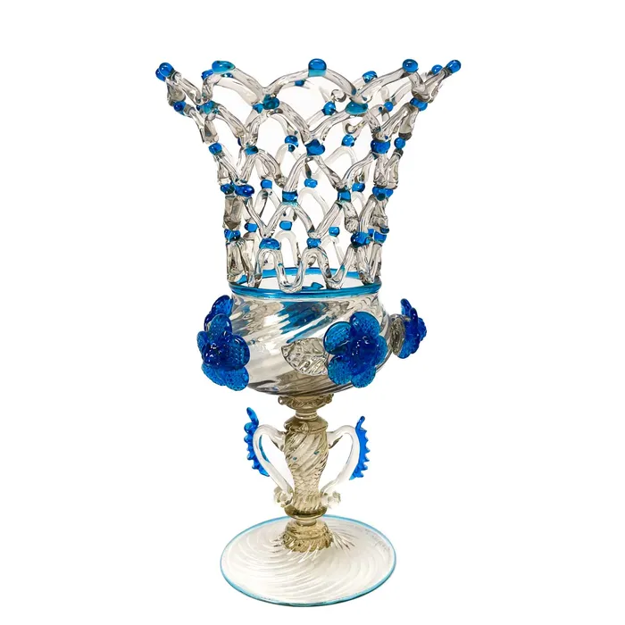 Earrings MuranoVItrum Blown Murano goblet Venetian Glasses Tipetto