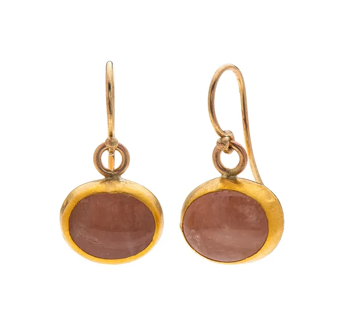 Earrings Nava Zahavi Nava Zahavi Pink Morgonite Taylor Earrings