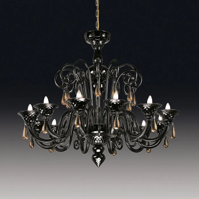 Earrings Nuvola 12 Lights Chandelier Voltolina