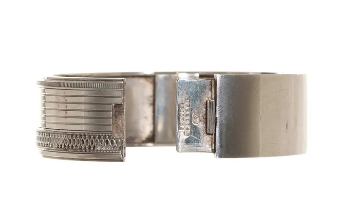 English Sterling Bangle Circa 1880s Bell Bird Antiques Bracelets