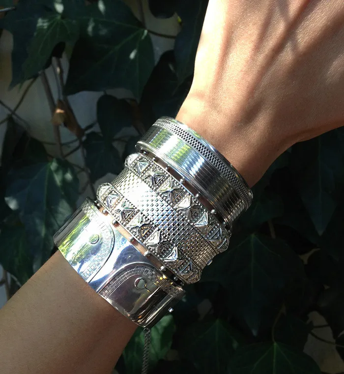 English Sterling Bangle Circa 1880s Bell Bird Antiques Bracelets