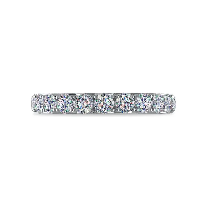 FACETS OF FIRE Rings 14KWG 037CTW FOF DIA LADIES BAND