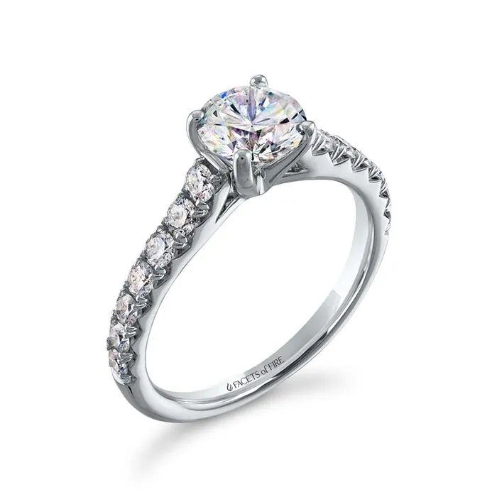 FACETS OF FIRE Rings Diamond SemiMount Ring
