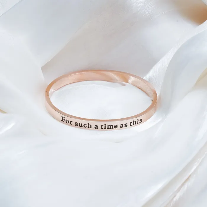 For Such A Time As This Bangle Bracelet Forever Truth Bracelets