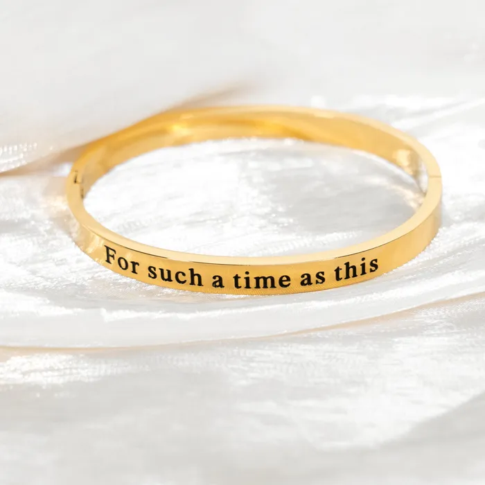 For Such A Time As This Bangle Bracelet Forever Truth Bracelets