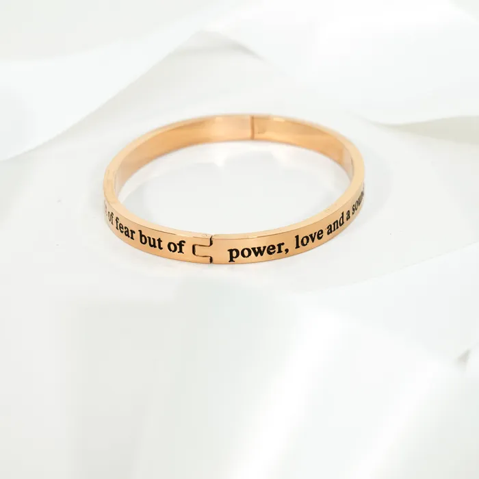 Forever Truth Bracelets God Has Not Given A Spirit Of Fear Bangle Bracelet