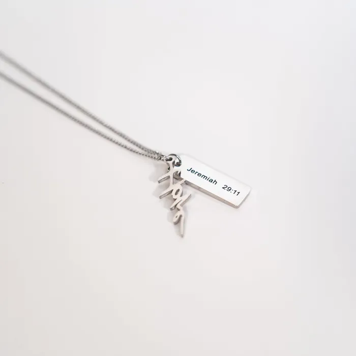 Forever Truth Necklaces Hope Verse Tag Necklace