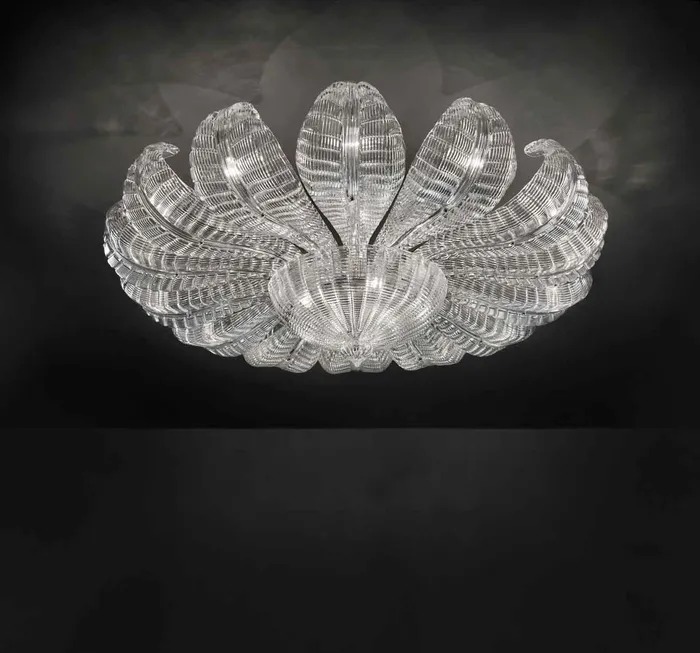 GLASS AND GLASS Earrings Naga Ceiling Lamp Murano Glass