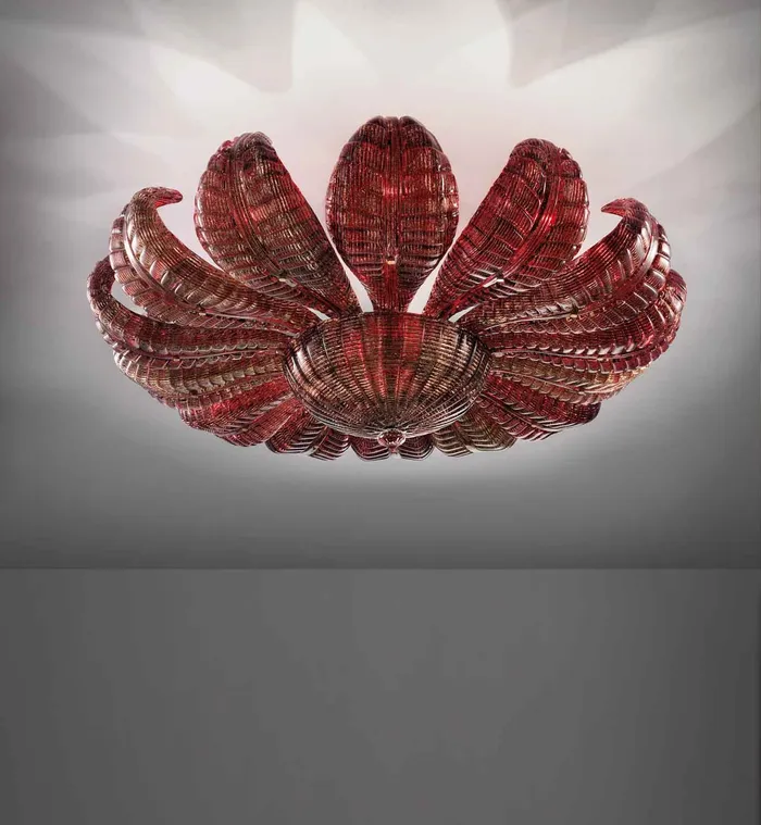 GLASS AND GLASS Earrings Naga Ceiling Lamp Murano Glass