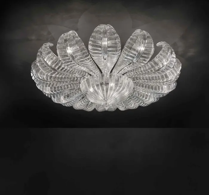 GLASS AND GLASS Earrings Naga Ceiling Lamp Murano Glass