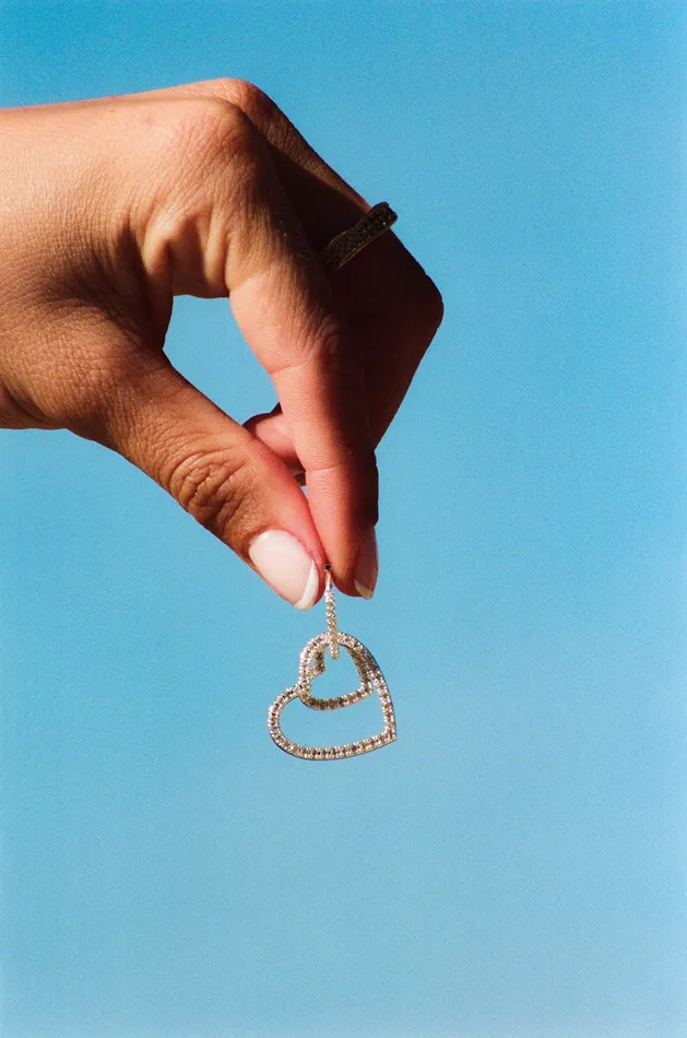 Heart Collector Earring Silver Crystal Haze Jewelry Earrings