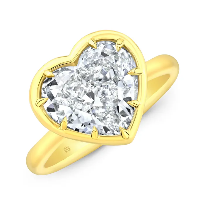 Heart Shape Diamond Ring 357ct Rahaminov Diamonds Rings