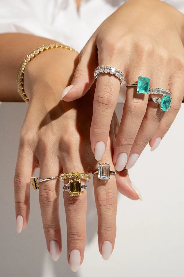 Infinity Ring Crystal Haze Jewelry Rings