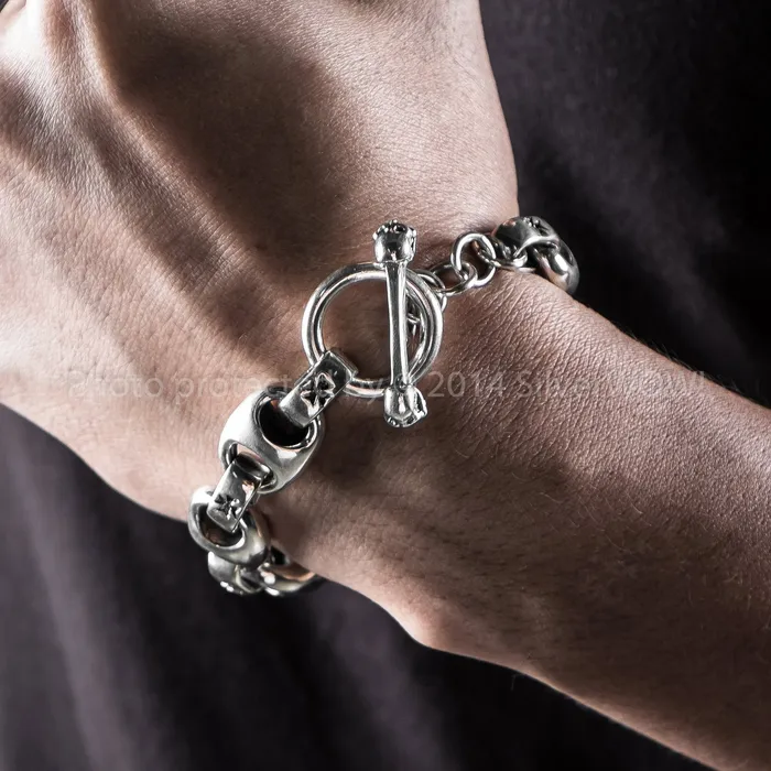 Iron Cross Mens Bracelet silverwow Bracelets